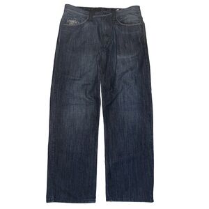 Vintage Y2K Blac Label Jeans Embroidered Pocket Grunge Hip Hop Skater Size 36